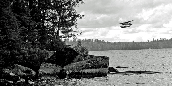 Taking off from Kashabowie Outposts, Eva Lake